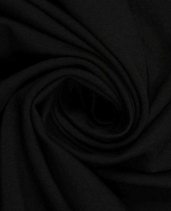 Трикотаж интерлок 3773 цвет черный картинка