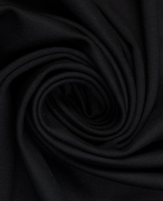 Трикотаж интерлок 3772 цвет черный картинка