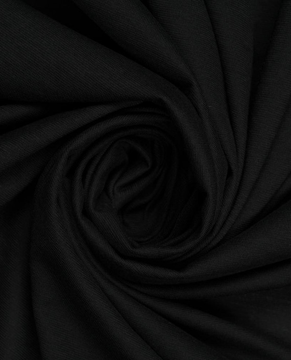 Трикотаж кулирка 3778 цвет черный картинка