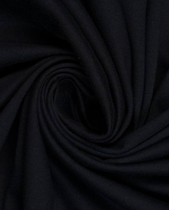 Трикотаж кулирка 3781 цвет черный картинка