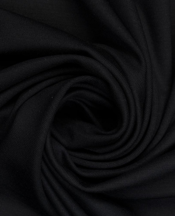 Трикотаж интерлок 3771 цвет черный картинка