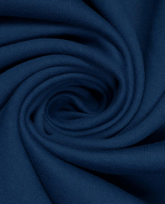 Трикотаж Футер 3-х нитка с начесом 3756 цвет синий картинка