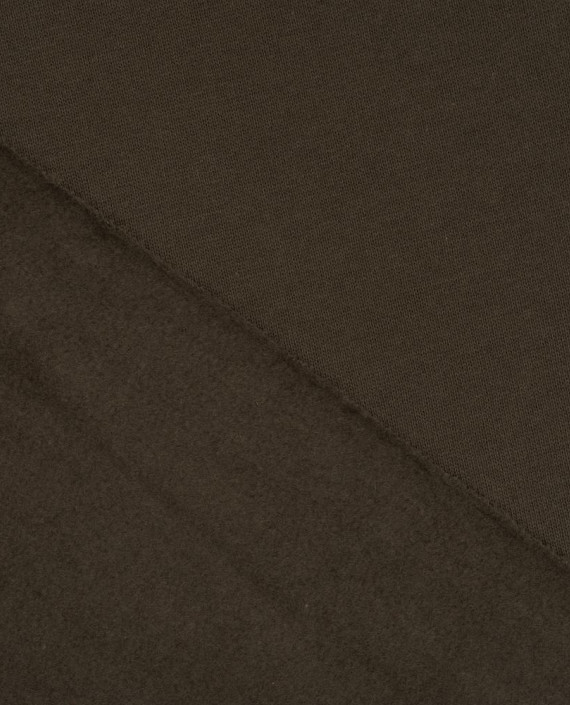 Трикотаж Футер 3-х нитка с начесом 3758 цвет коричневый картинка 1