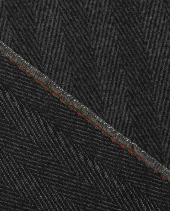Ткань пальтовая 1292 цвет серый ёлочка картинка 1