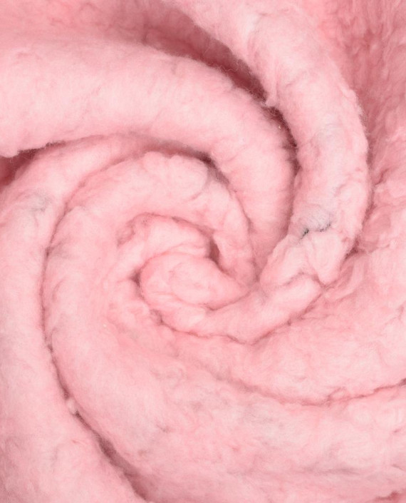 Искусственный мех на трикотажной основе 0409 цвет розовый картинка