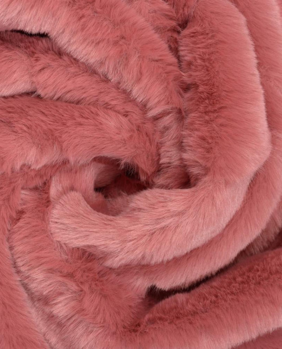 Искусственный мех 0405 цвет розовый полоска картинка