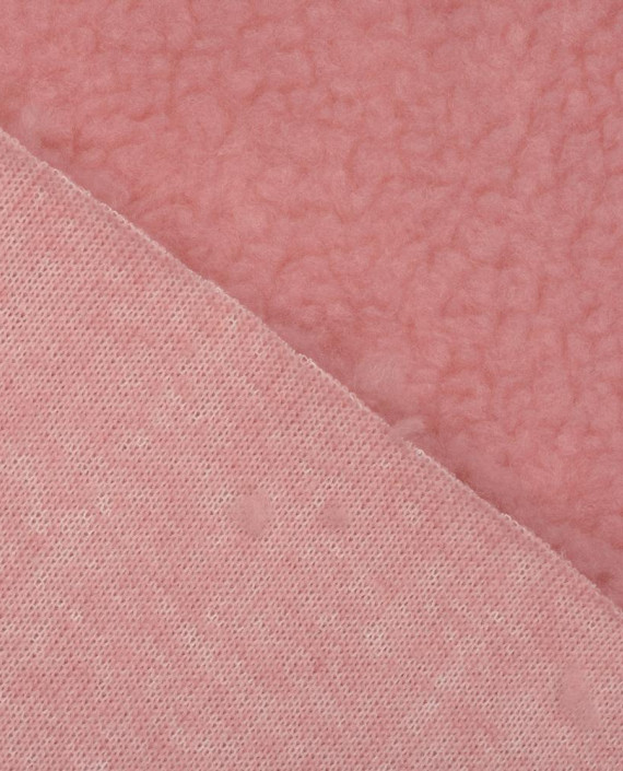 Последний отрез 0.7м Искусственный мех на трикотажной основе 10410 цвет розовый картинка 1
