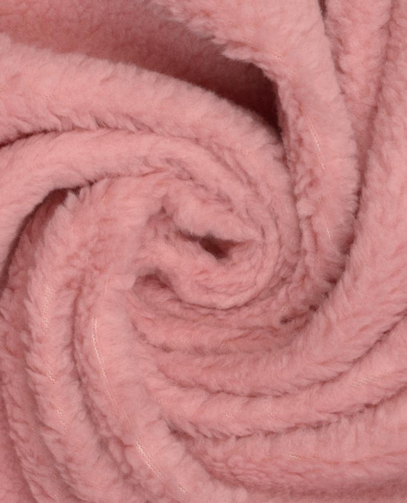 Искусственный мех на трикотажной основе 0410 цвет розовый картинка