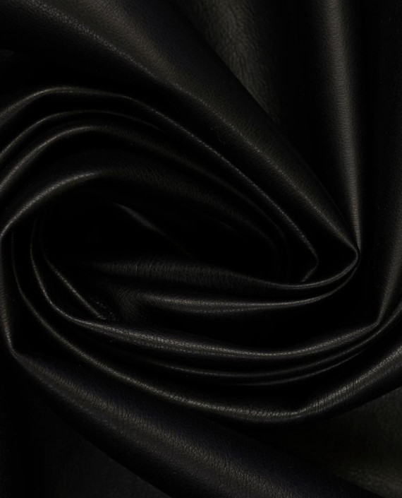 Искусственная кожа на замше 525 цвет черный картинка
