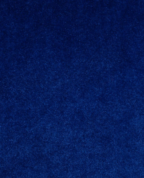Последний отрез 1.4м Ткань Бархат-стрейч 1213 цвет синий картинка 2