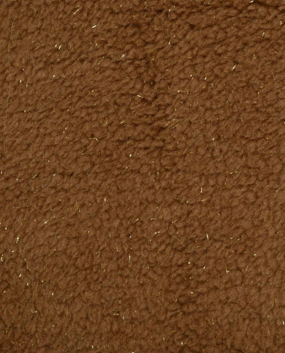 Искусственный мех с люрексом 0427 цвет коричневый картинка 2