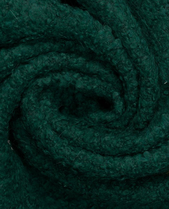 Ткань пальтовая букле 1331 цвет зеленый картинка