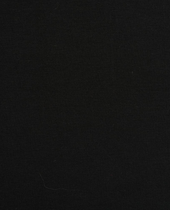 Последний отрез 1м Трикотаж интерлок 13794 цвет черный картинка 2