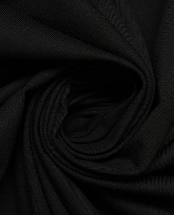 Трикотаж интерлок 3794 цвет черный картинка