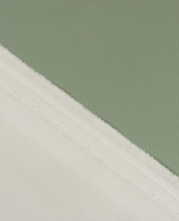 Ткань курточная 1320 цвет зеленый в клетку картинка 1