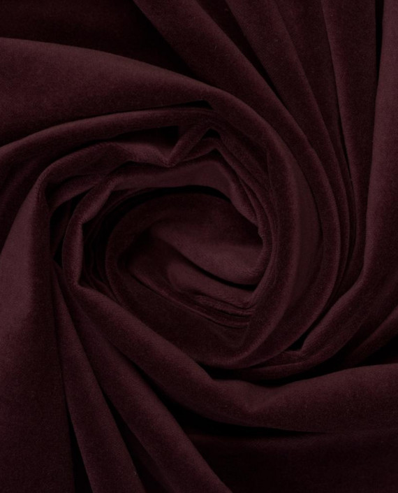 Ткань велюр 168 цвет бордовый картинка