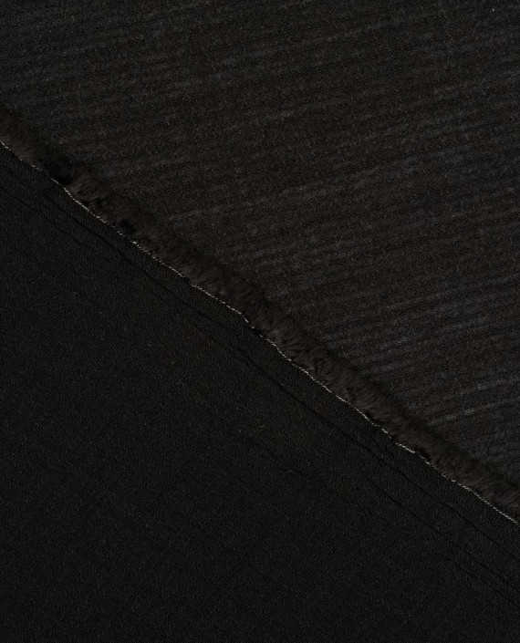 Вискоза рубашечная креповая 0800 цвет черный картинка 1