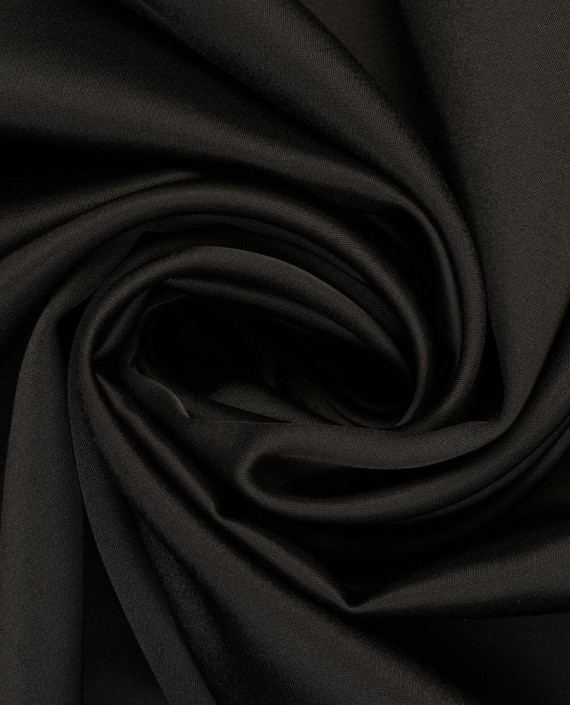 Вискоза костюмная сатиновая 0770 цвет черный картинка