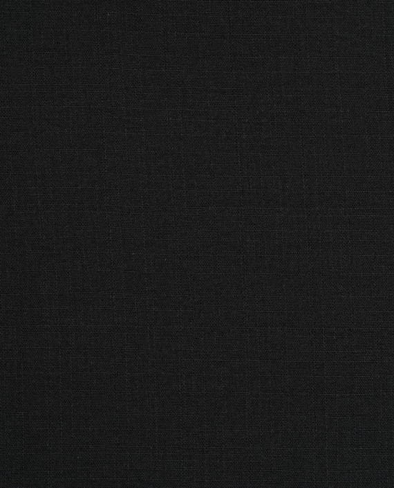 Лен костюмный 1080 цвет черный картинка 2