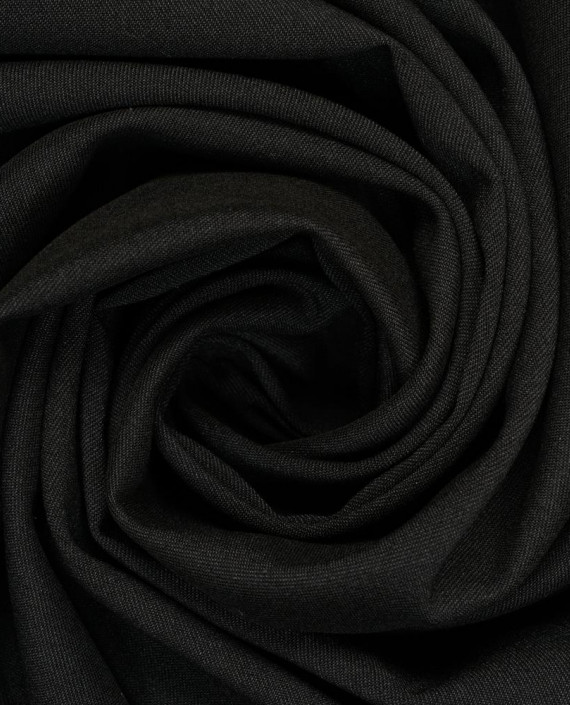 Поливискоза Костюмная 0802 цвет черный картинка
