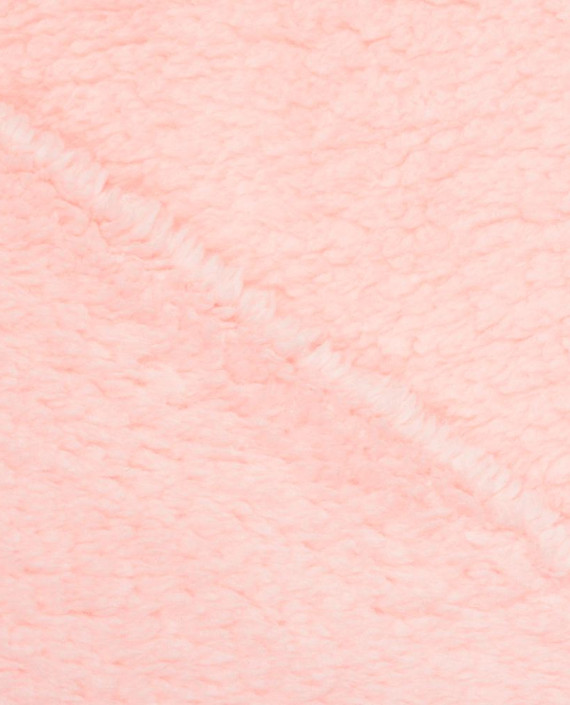Искусственный мех на трикотажной основе 0448 цвет розовый картинка 1