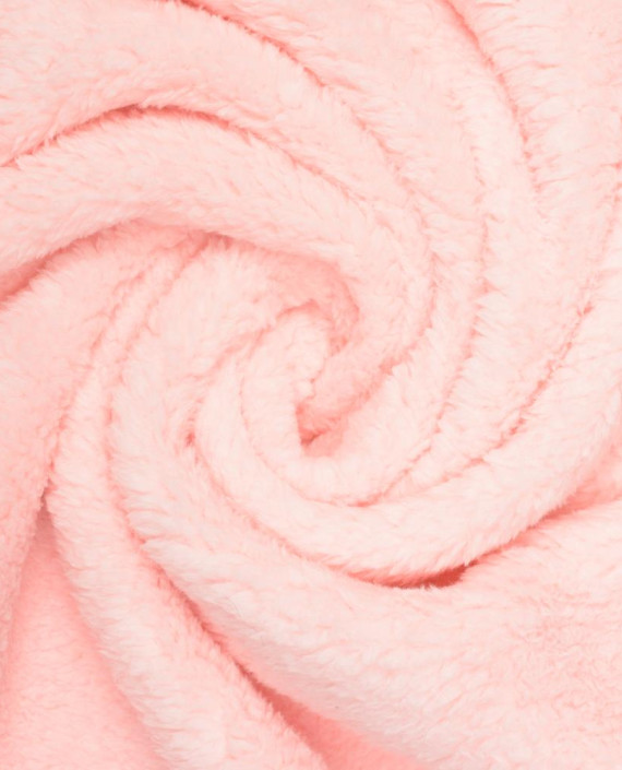 Искусственный мех на трикотажной основе 0448 цвет розовый картинка