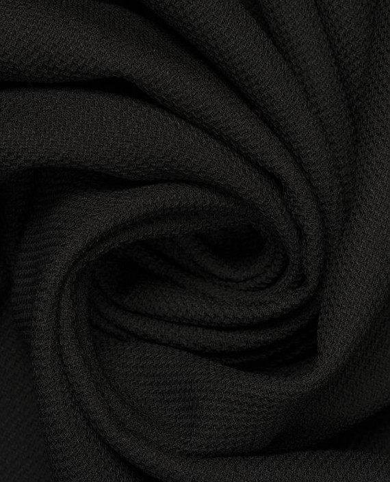 Поливискоза костюмная 0288 цвет черный картинка