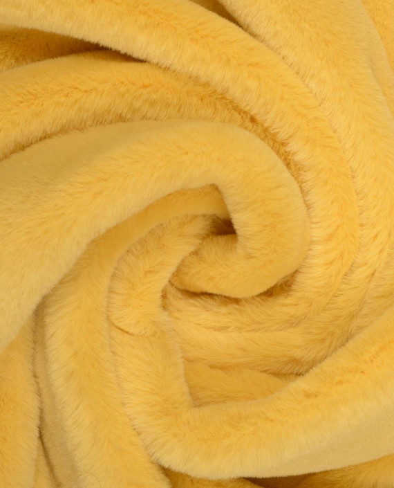 Искусственный мех 0433 цвет желтый картинка