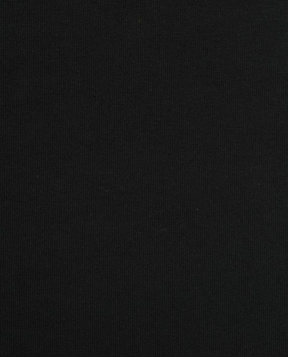 Трикотаж интерлок 448 цвет черный картинка 2