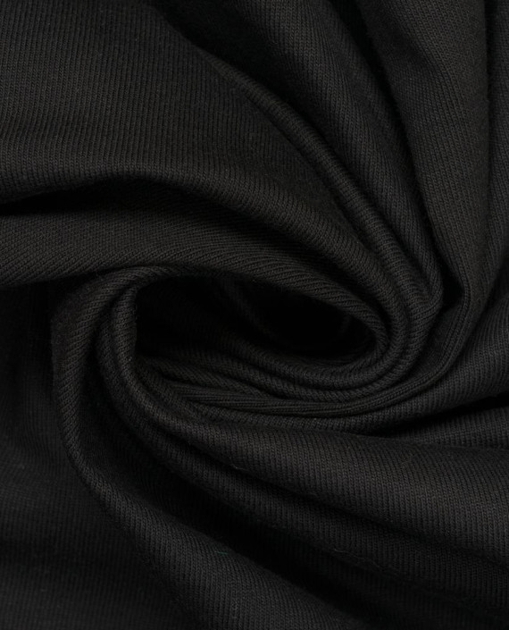 Трикотаж интерлок 448 цвет черный картинка