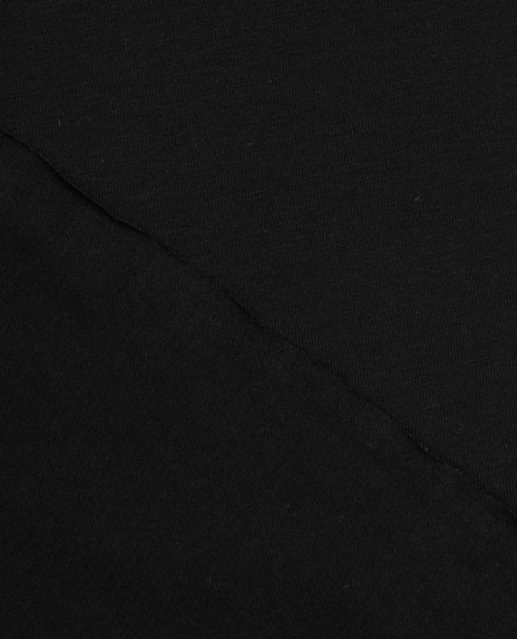 Трикотаж кулирка 451 цвет черный картинка 1