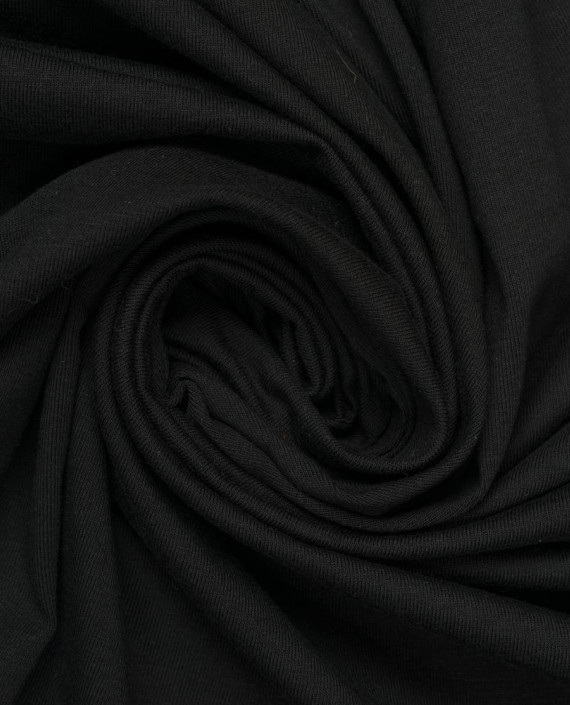 Трикотаж кулирка 451 цвет черный картинка