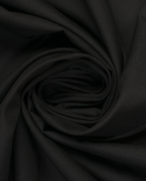 Поливискоза костюмная 0290 цвет черный картинка