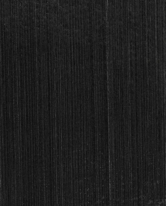 Трикотаж с напылением 091 цвет черный полоска картинка 2