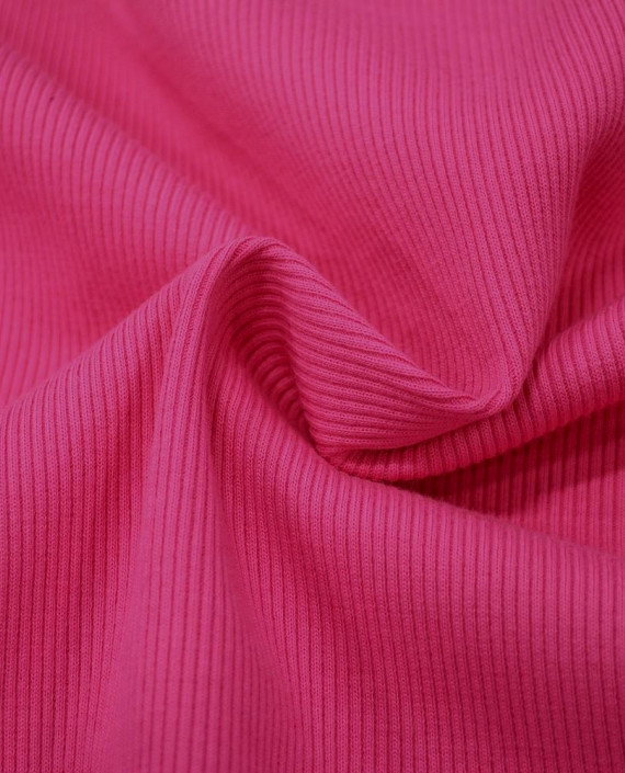 Трикотаж Рибана 2834 цвет розовый полоска картинка