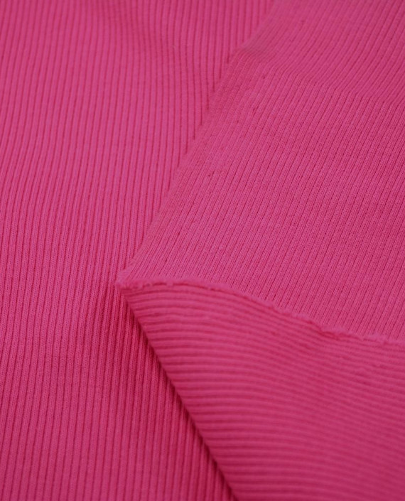 Трикотаж Рибана 2834 цвет розовый полоска картинка 1
