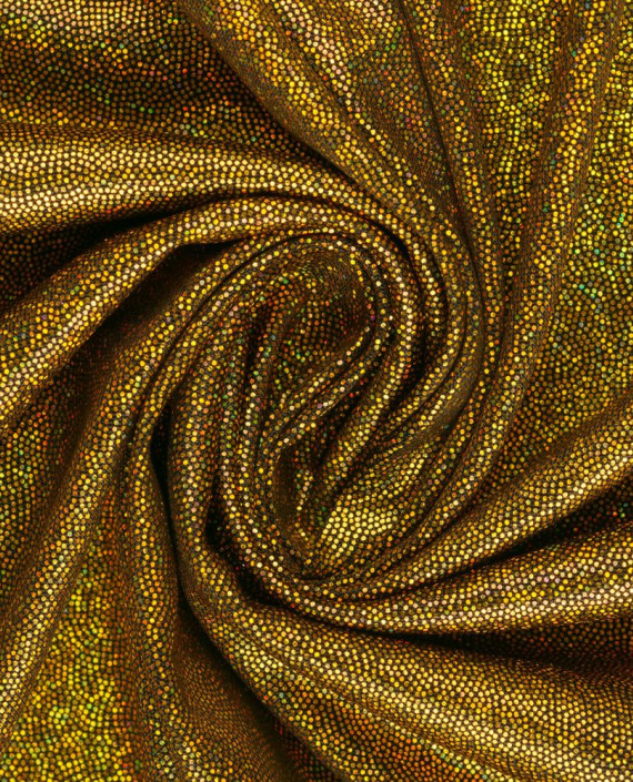 Трикотаж Голограмма 031 цвет золотой картинка