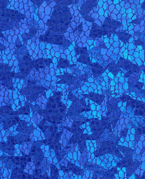 Трикотаж Голограмма 038 цвет синий картинка 1