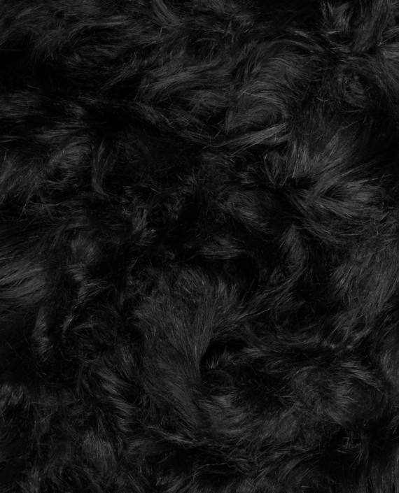 Искусственный мех 0439 цвет черный картинка