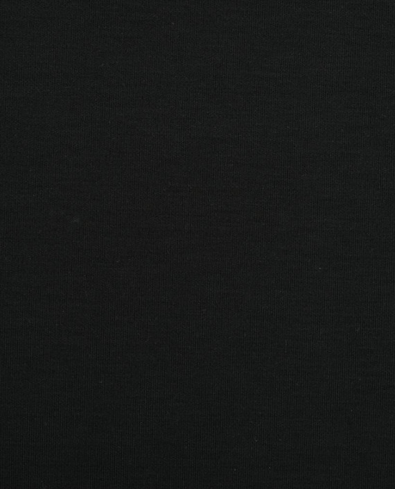 Последний отрез 1м Трикотаж интерлок 13818 цвет черный картинка 2