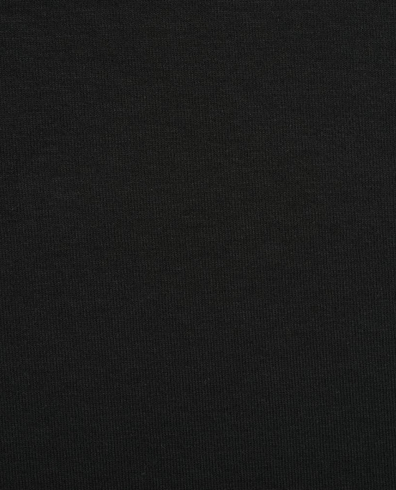 Последний отрез 1м Трикотаж интерлок 13820 цвет черный картинка 2