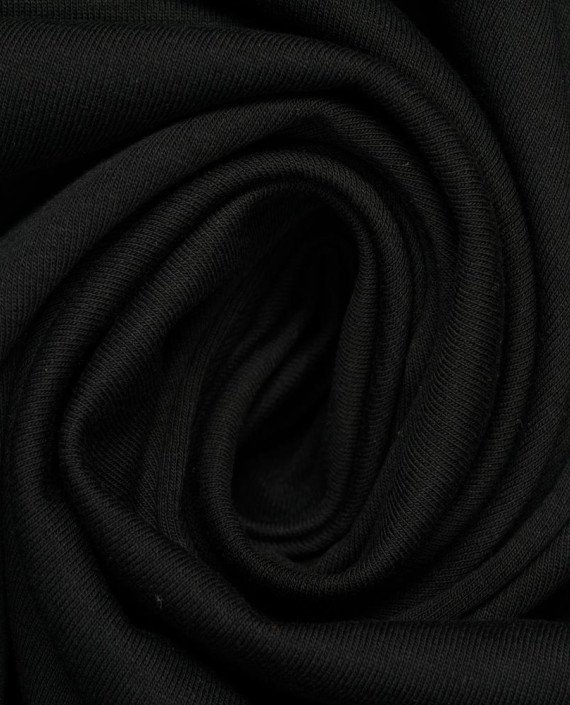 Трикотаж интерлок 3820 цвет черный картинка