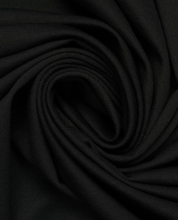 Трикотаж вискозный 3813 цвет черный картинка