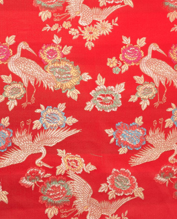 Китайский шёлк 0259 цвет разноцветный цветочный картинка