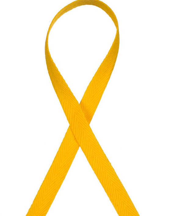 Киперная лента 014 цвет желтый картинка