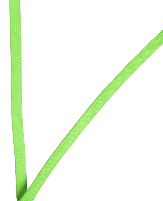 Шнур плоский 064 цвет зеленый картинка 1