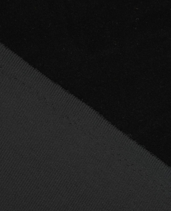 Искусственная замша 582 цвет черный картинка 1