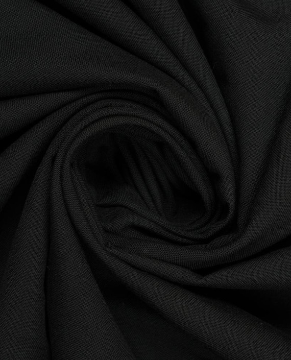 Поливискоза костюмная 0301 цвет черный картинка
