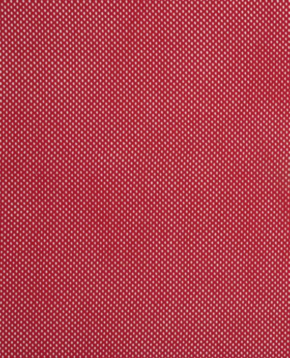 Сетка трикотажная  030 цвет красный картинка 2