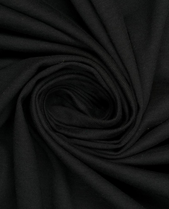 Трикотаж кулирка 3866 цвет черный картинка